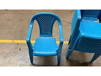Kinderstoel blauw (10x) - afbeelding 1 van  2