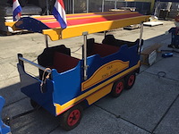 Kindertreintje op benzine, inclusief aanhangwagen, diverse kleuren - afbeelding 17 van  19