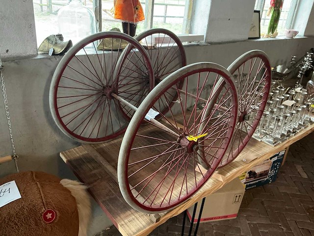 Kinderwagen as met 2 wielen (2x) - afbeelding 1 van  6