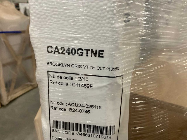 Kinedo brooklyn 110x80cm ca240gtne douchecabine met regendouche set - afbeelding 3 van  3