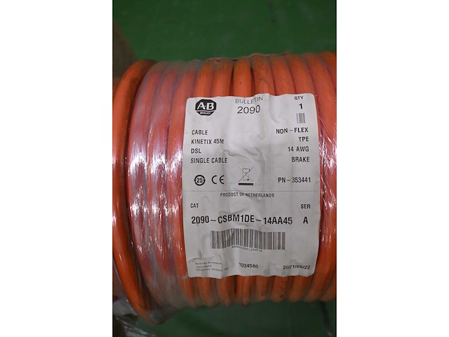 Kinetix 2090-csbm1de-14aa45 45-meter signaalkabel rol - afbeelding 4 van  4