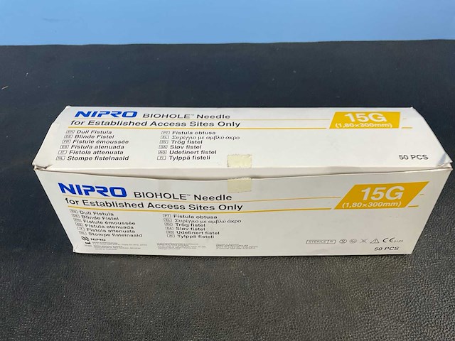 King - button hole stalen naalden avd 15gx1.8x25mm, 50st/d (5x) - afbeelding 5 van  6