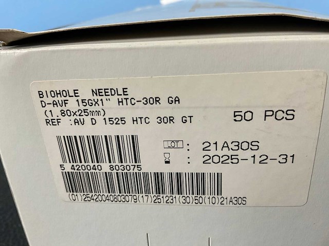 King - button hole stalen naalden avd 15gx1.8x25mm, 50st/d (5x) - afbeelding 6 van  6