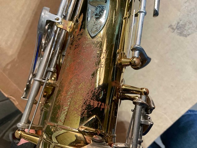 King 613 saxofoon - afbeelding 3 van  4