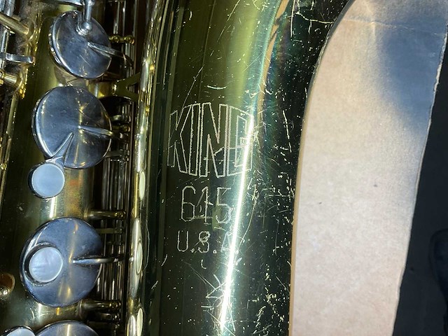 King 615 saxofoon - afbeelding 4 van  6
