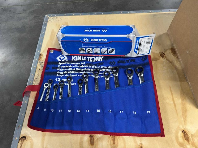 King-tony - ratel-steeksleutelset - set (14x) - afbeelding 4 van  5