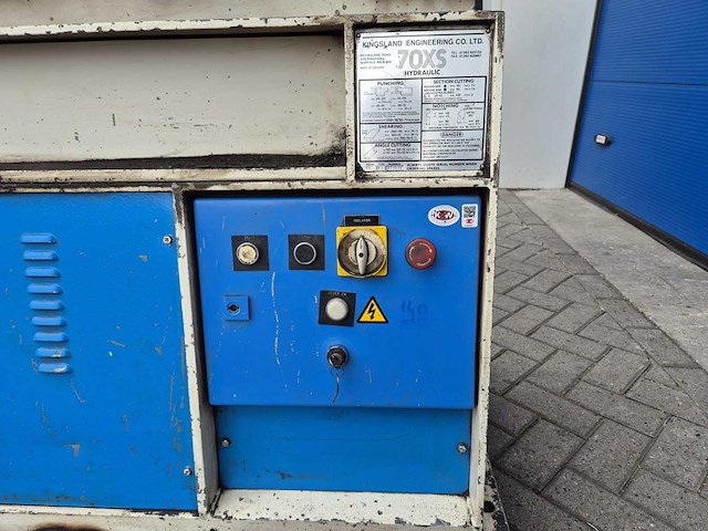 Kingsland - 70xs - hydraulische pons-knipmachine - afbeelding 9 van  20