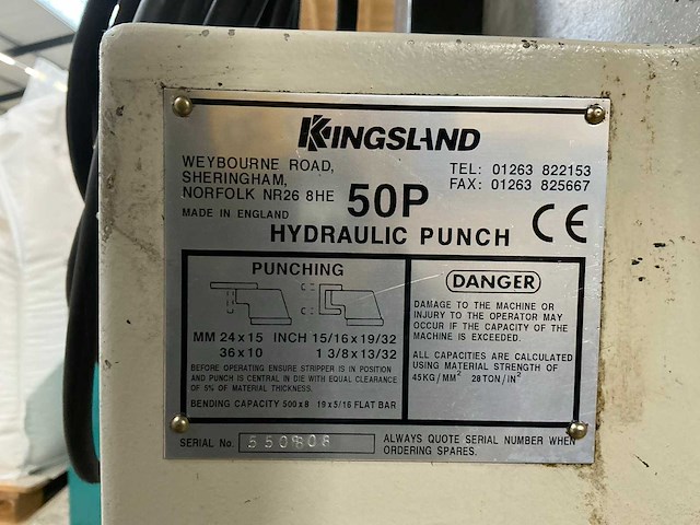 Kingsland 50p ponsmachine - afbeelding 10 van  10