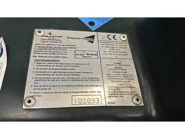 Kingspan dieseltank 600 liter - afbeelding 12 van  12