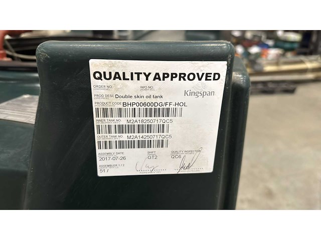 Kingspan dieseltank 600 liter - afbeelding 2 van  12