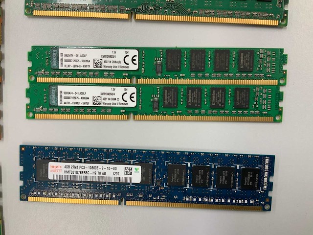 Kingston 56gb(14x 4 gb) diverse ddr3 sticks - afbeelding 4 van  5