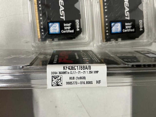 Kingston fury beast kf436c17bba/8 (4x) - afbeelding 2 van  3