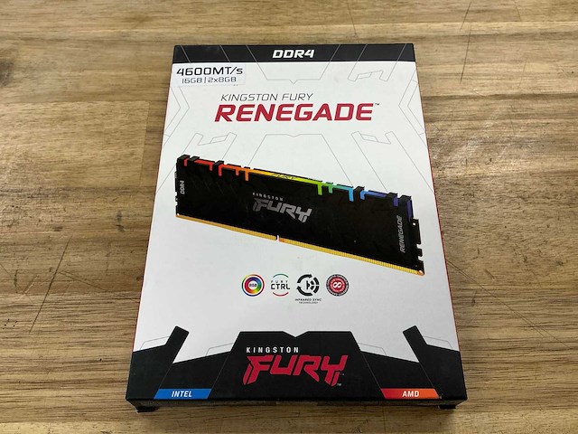 Kingston fury renegade ddr4 4600mt/s 16gb (2x8gb) kf446c19rbak2/16 - afbeelding 1 van  2