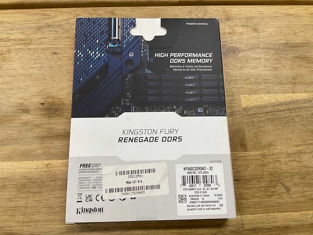 Kingston fury renegade ddr5, 2 x 16gb - afbeelding 2 van  3