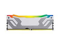 Kingston fury renegade ddr5 rgb zilver/wit xmp 24gb 8800mt/s cl42 cudimm gaming desktopgeheugen - afbeelding 1 van  3