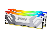 Kingston fury renegade ddr5 rgb zilver/wit xmp 24gb 8800mt/s cl42 cudimm gaming desktopgeheugen - afbeelding 2 van  3
