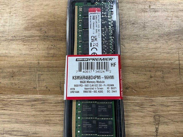 Kingston ksm56r46bd4pmi-96hmi 96gb memory module - afbeelding 2 van  3