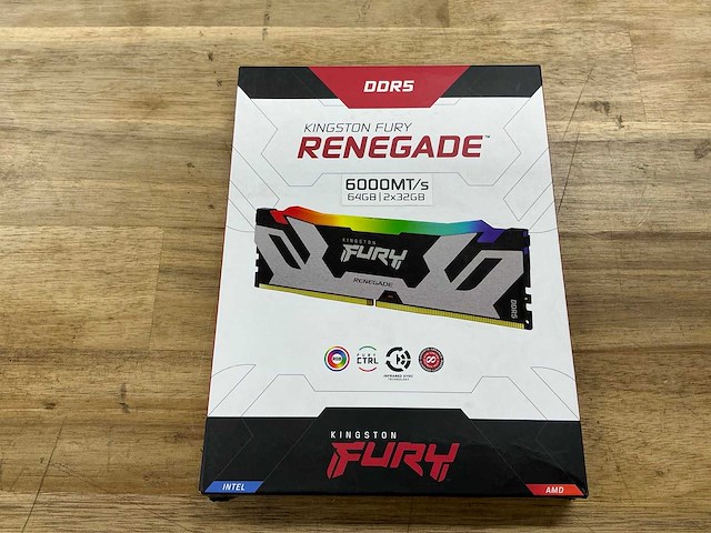 Kingston renegade ddr5 6000mt/s kf560c32rsak2-64 - afbeelding 2 van  3
