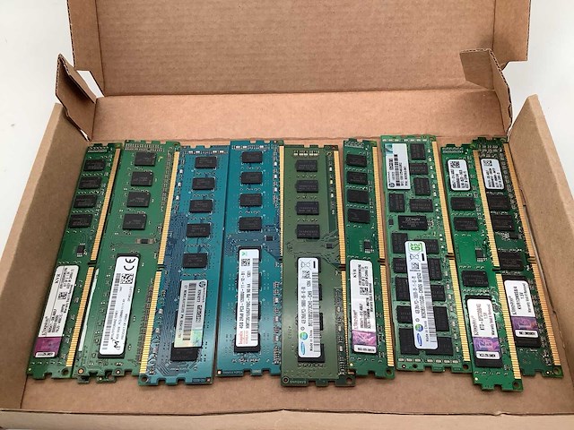 Kingston samsung hynix 4gb ddr3 desktop geheugen (10x) - afbeelding 4 van  5