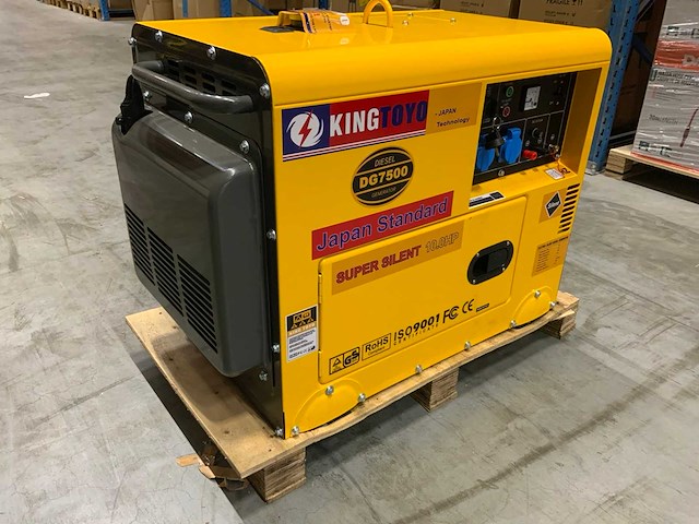 Kingtoyo dg7500 diesel generator silent 6.0kva - afbeelding 10 van  11