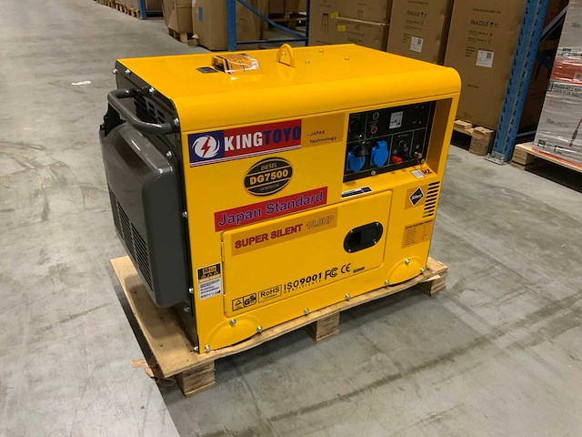 Kingtoyo dg7500 diesel generator silent 6.0kva - afbeelding 7 van  10