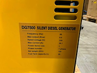 Kingtoyo dg7500 diesel generator silent 6.0kva - afbeelding 9 van  11