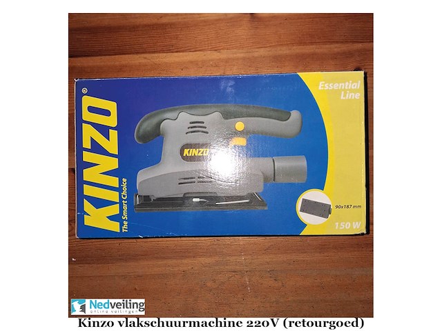 Kinze vlakschuurmaschine 220 v (retourgoed) (doos-q) - afbeelding 2 van  3