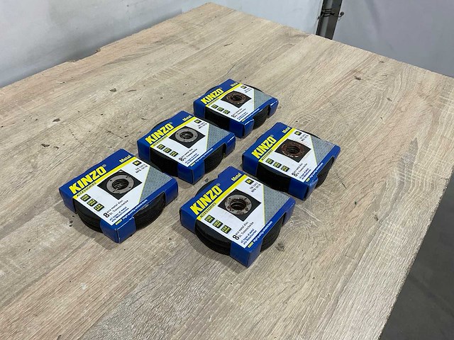 Kinzo - metaal - slijpschijven 125 mm (40x) - afbeelding 2 van  5
