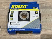 Kinzo - metaal - slijpschijven 125 mm (40x) - afbeelding 2 van  3