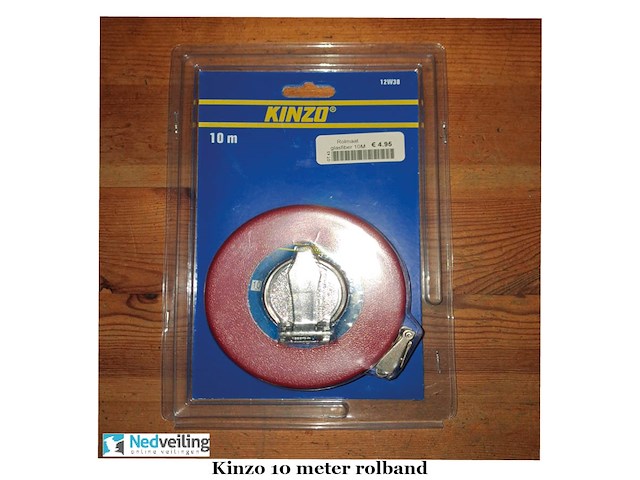 Kinzo 10 meter rolband (doos-q) - afbeelding 2 van  3