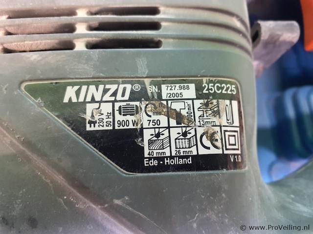 Kinzo boorhamer 25c225 - afbeelding 2 van  5
