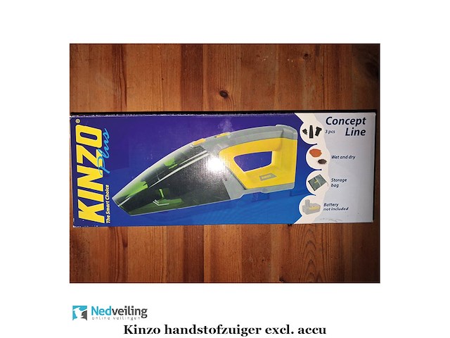 Kinzo handstofzuiger excl. accu (doos-q) - afbeelding 3 van  3