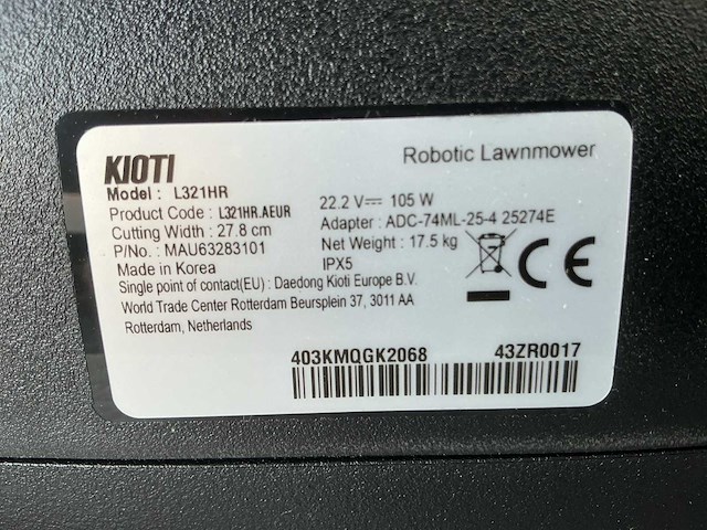Kioti - l321hr - robotmaaier (ongebruikt) - afbeelding 6 van  20