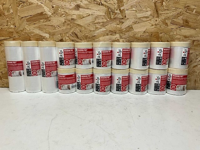 Kip rollen tape met folie (17x) - afbeelding 1 van  5