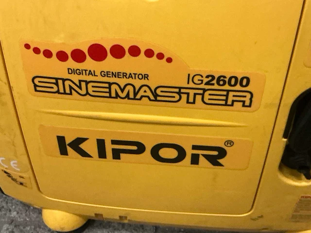 Kipor sinemaster ig2600 stroomgenerator - afbeelding 3 van  5