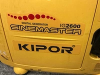 Kipor sinemaster ig2600 stroomgenerator - afbeelding 3 van  5