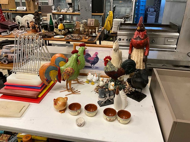 Kippen decoratie - afbeelding 3 van  8