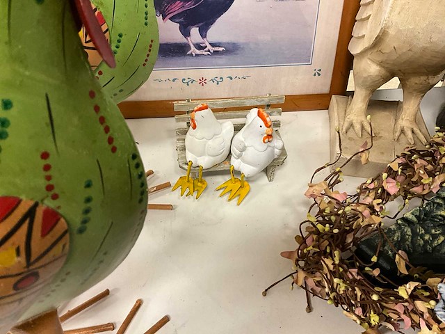 Kippen decoratie - afbeelding 7 van  8