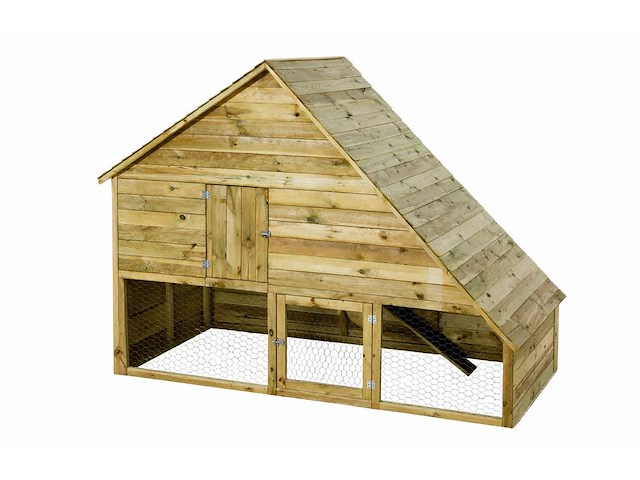Kippenhok celfix® best 200x100x160 cm - afbeelding 1 van  6