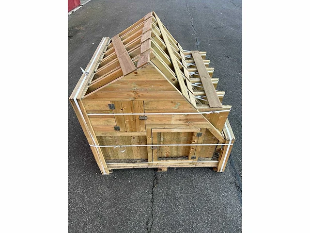 Kippenhok celfix® uden 130x66x122 cm - afbeelding 2 van  6