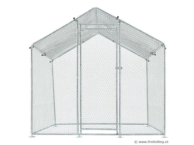 Kippenren hls25t 2 x 2 x 2 meter - afbeelding 3 van  18