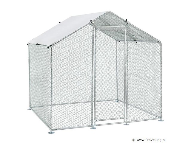 Kippenren hls25t 2 x 2 x 2 meter - afbeelding 1 van  18
