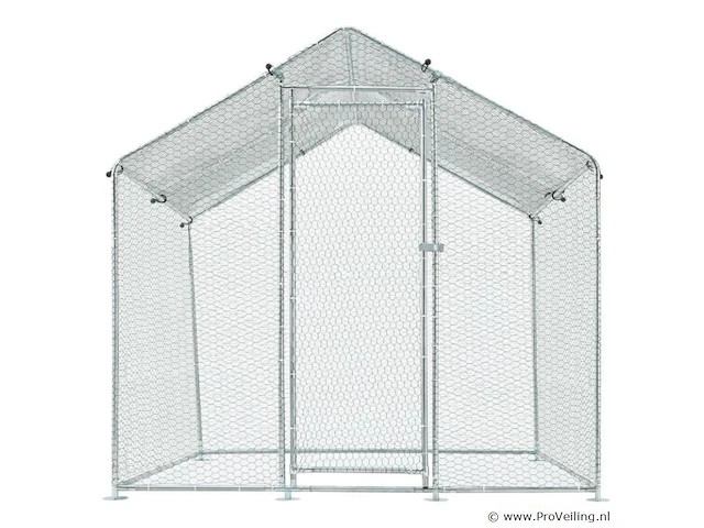 Kippenren hls25t 2 x 2 x 2 meter - afbeelding 3 van  18