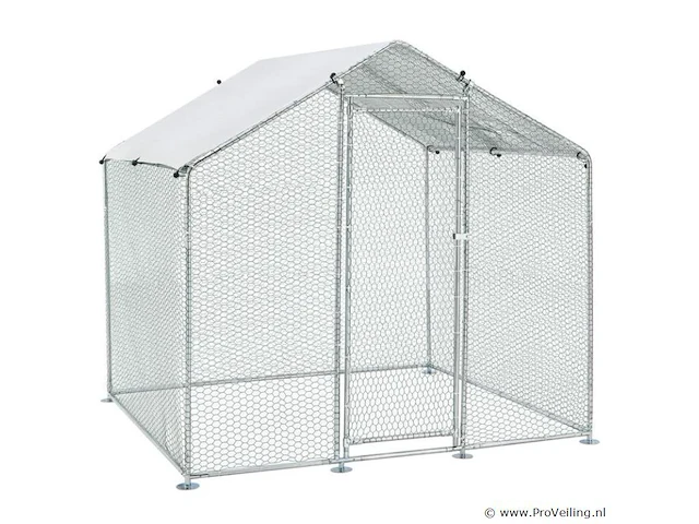 Kippenren hls25t 2 x 2 x 2 meter - afbeelding 1 van  18