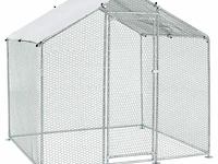 Kippenren hls25t 2 x 2 x 2 meter - afbeelding 1 van  18