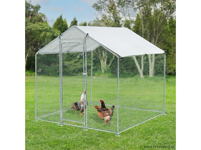 Kippenren hls25t 2 x 2 x 2 meter - afbeelding 11 van  18
