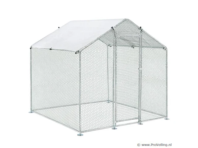 Kippenren hls25t 2 x 2 x 2 meter - afbeelding 4 van  18
