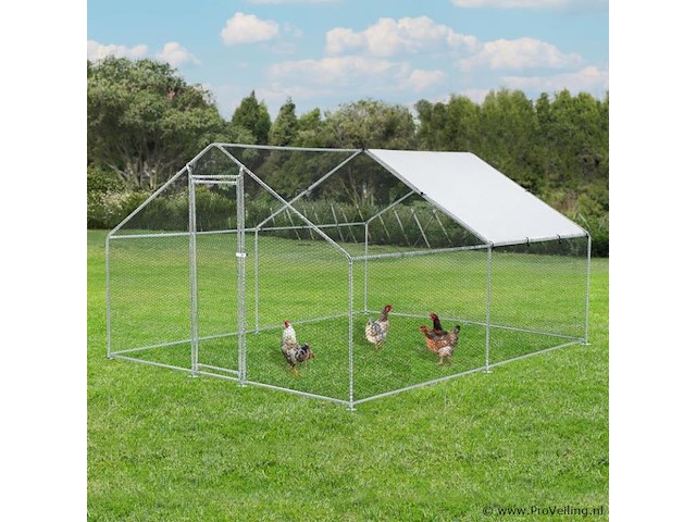 Kippenren hls25t 3 x 4 x 2 meter - afbeelding 11 van  18