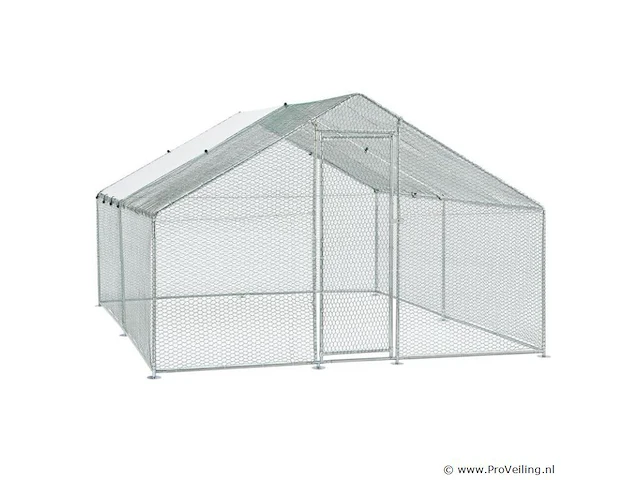 Kippenren hls25t 3 x 4 x 2 meter - afbeelding 1 van  18