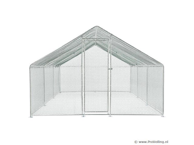Kippenren hls25t 3 x 6 x 2 meter - afbeelding 3 van  18